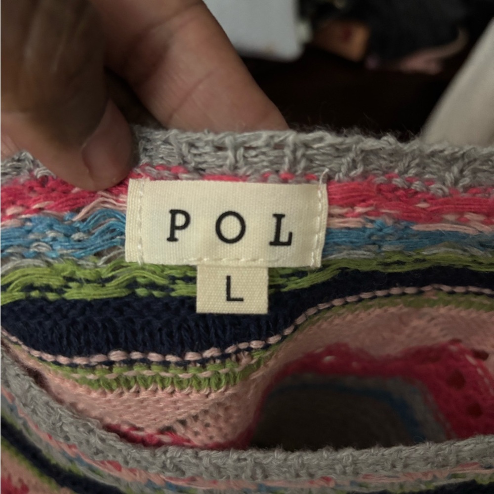 POL EUC Multicolor Knit Top - Picture 3 of 3